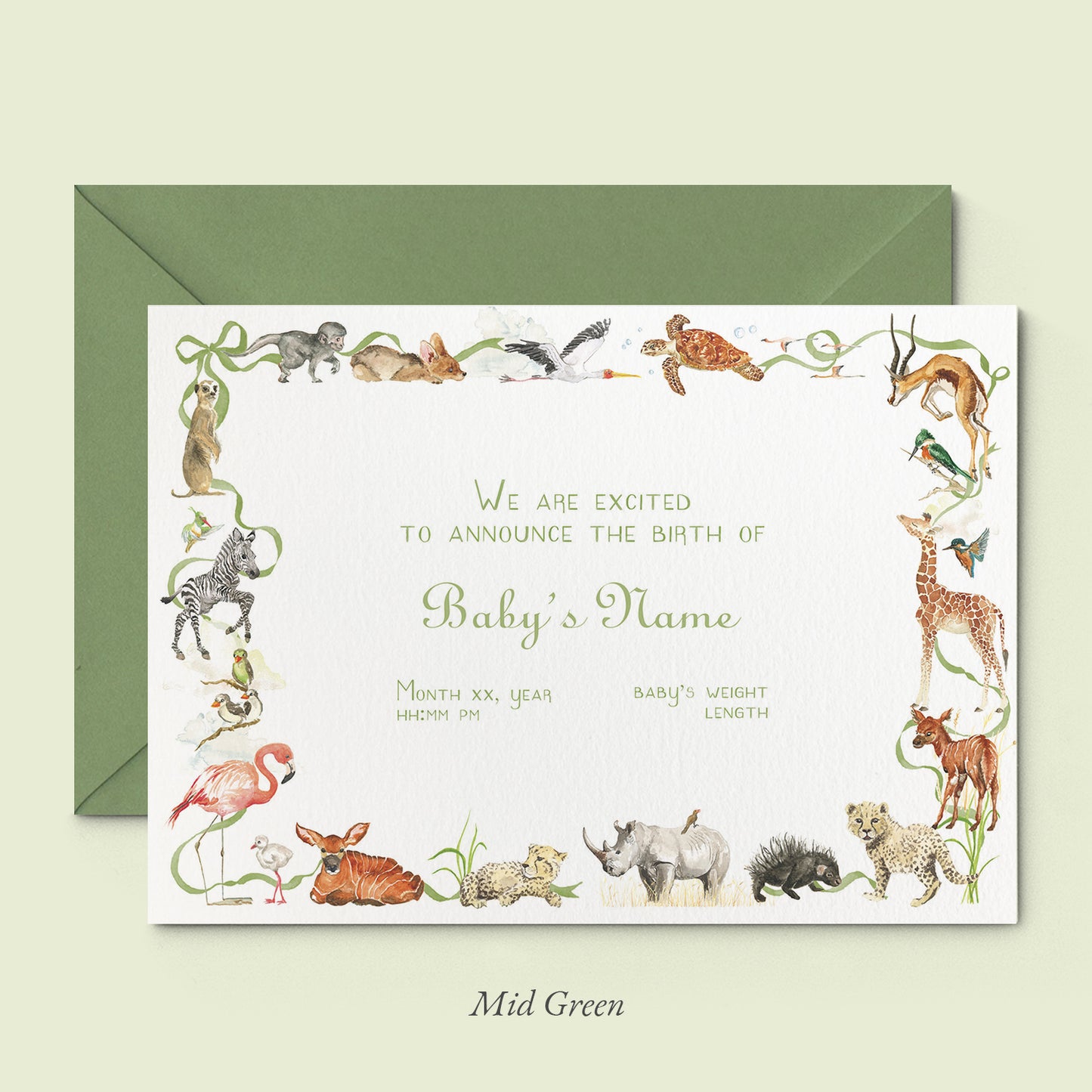 African Little World birth announcement - PRINTED NO PHOTO - 01 copy