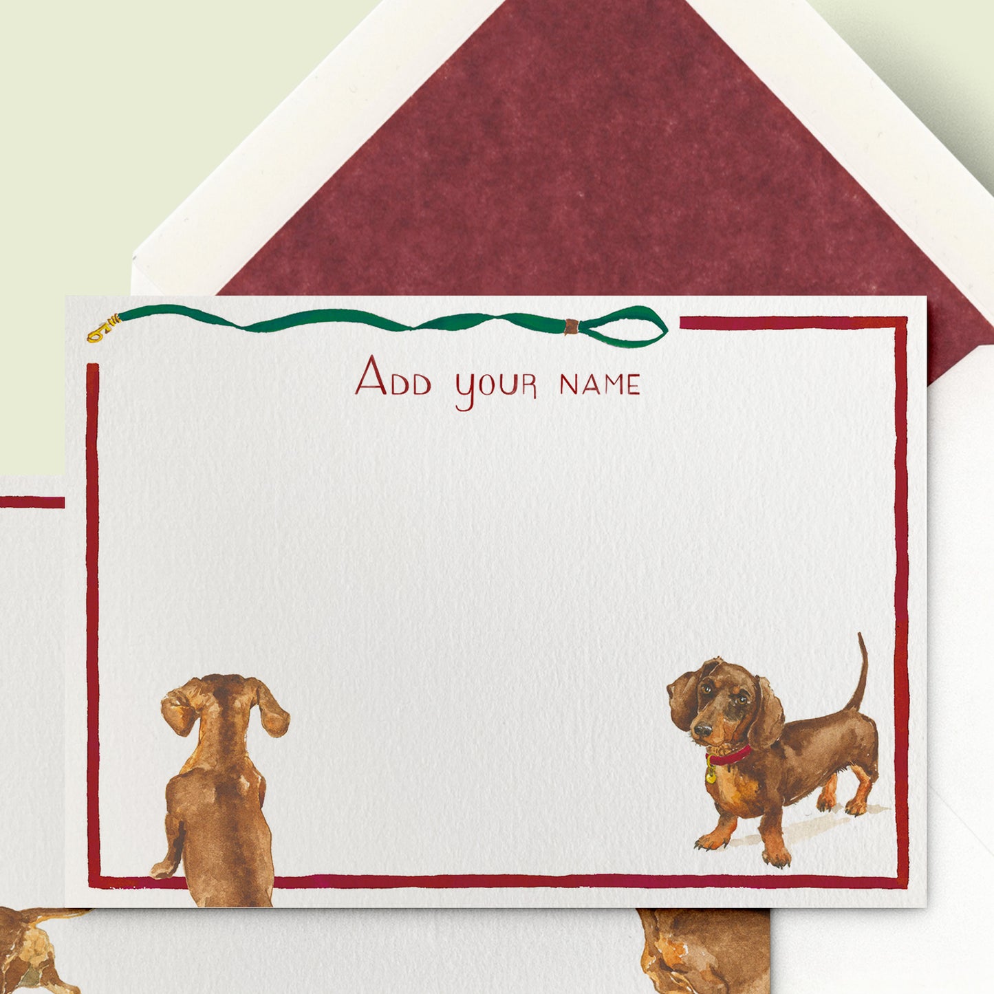 Bassotto stationery card - 02