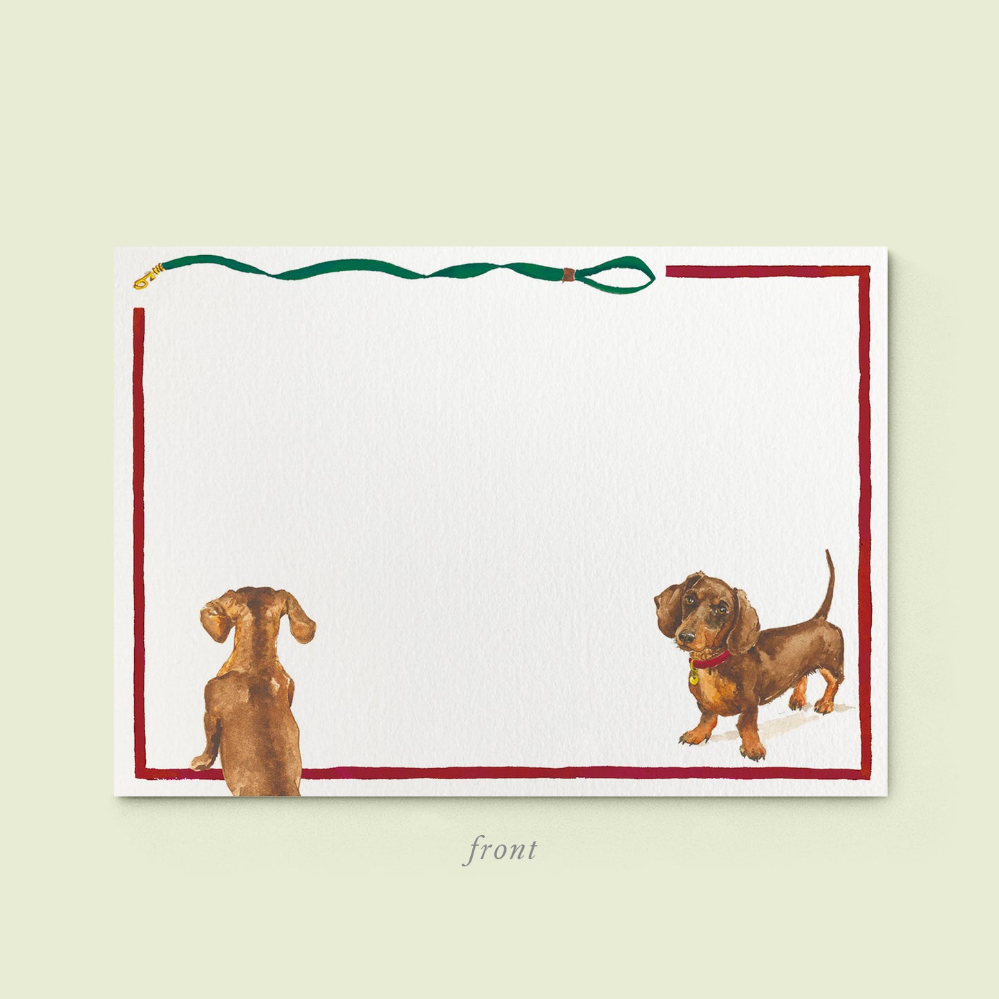 Bassotto stationery card - 03