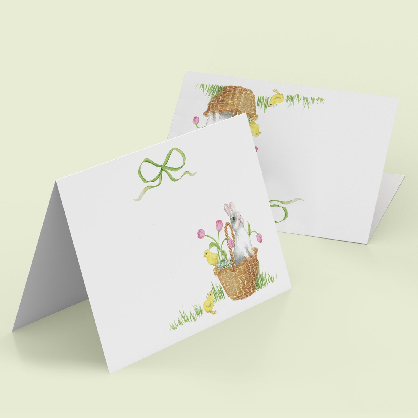 Bunnies basket place cards - 01