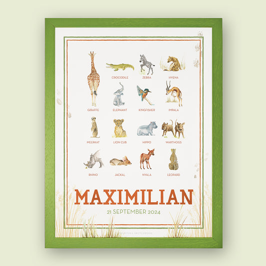 African Animals Print