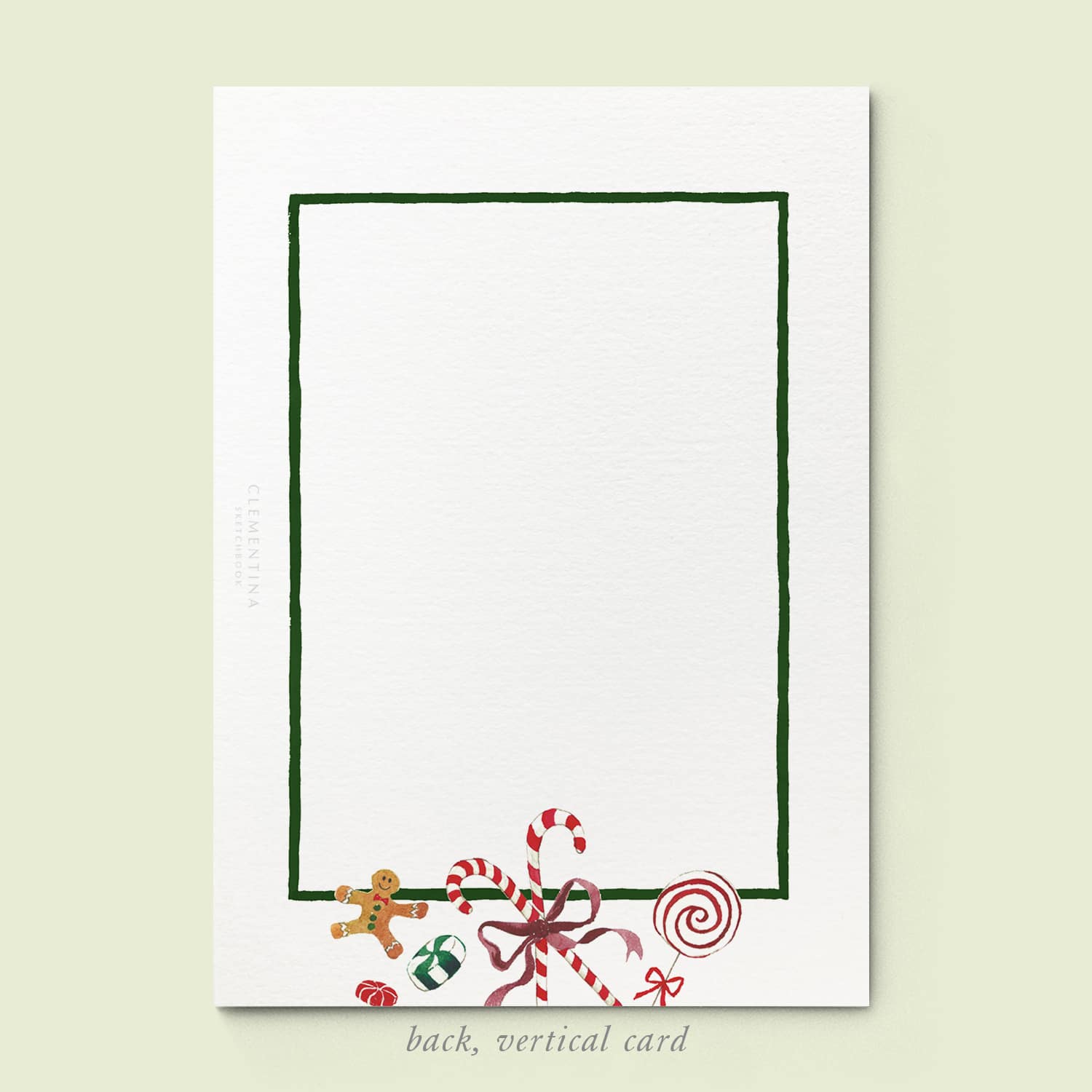 Christmas Candies Family Cards printed - 03