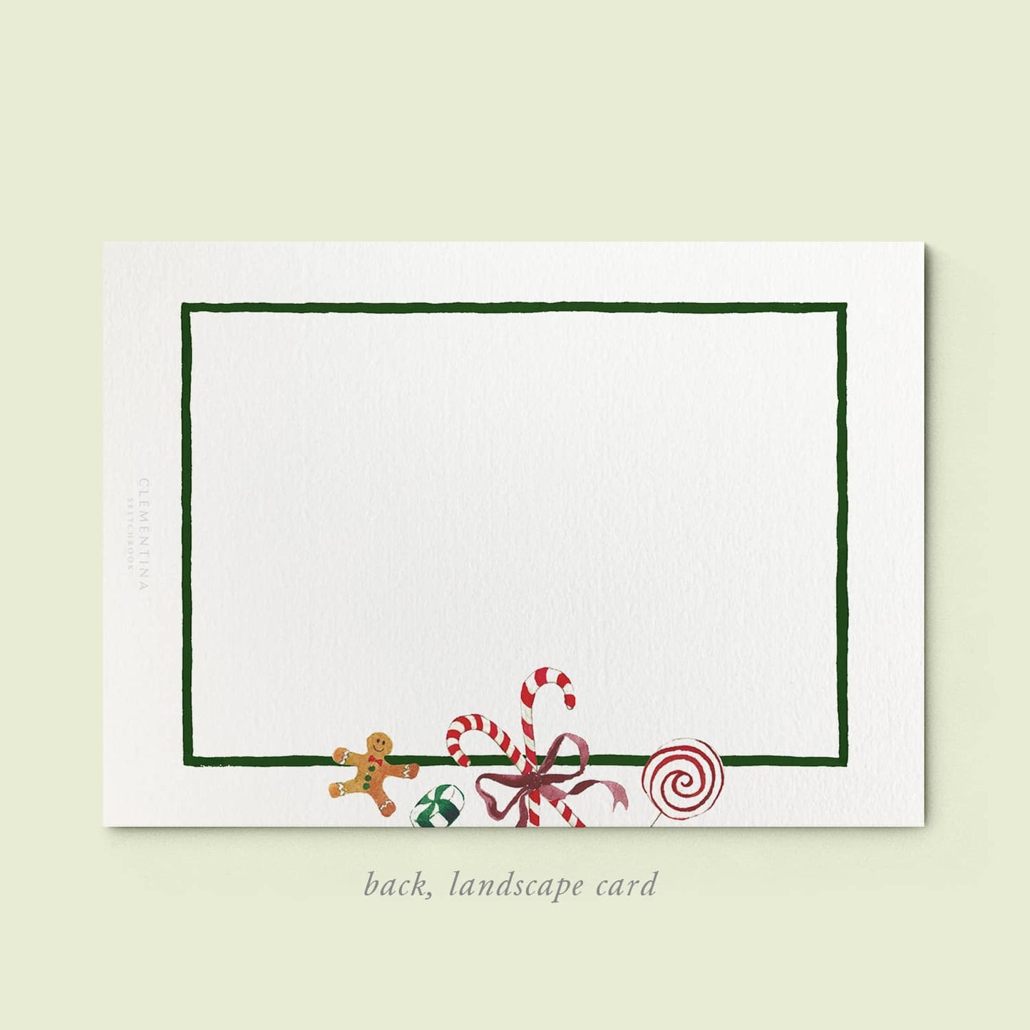 Christmas Candies Family Cards printed - 06
