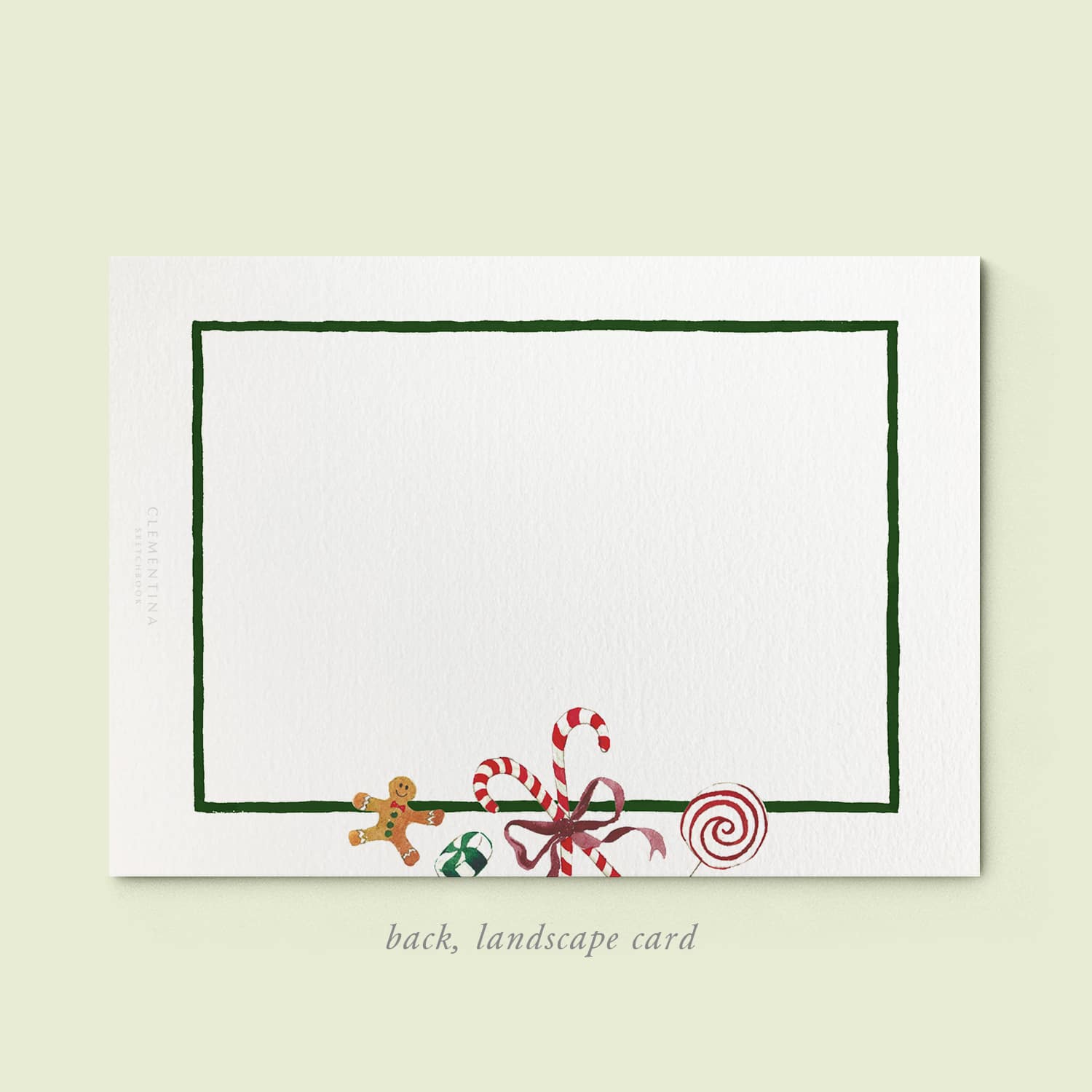 Christmas Candies Family Cards printed - 06