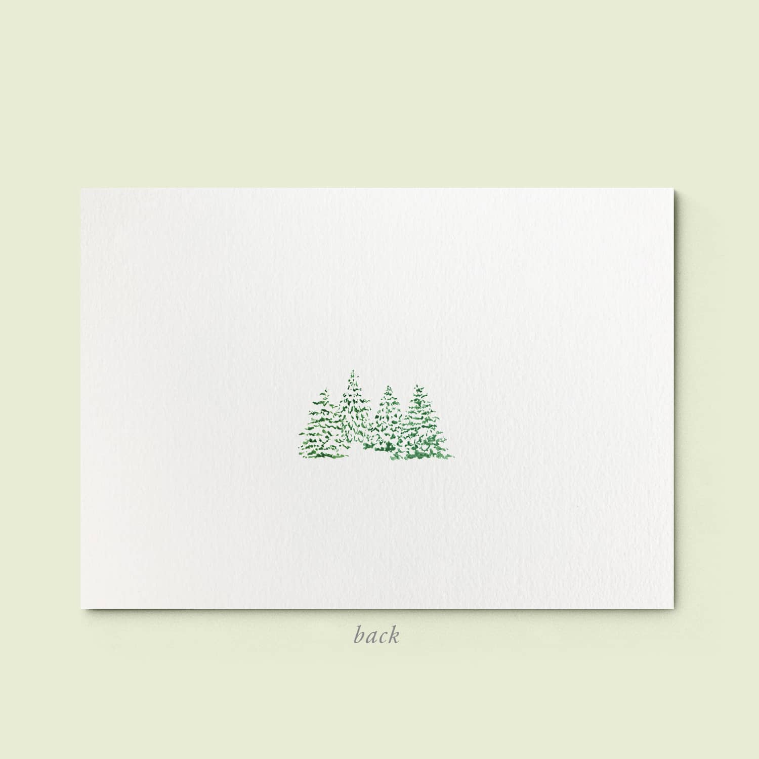 Christmas Pines Stationery Cards-04
