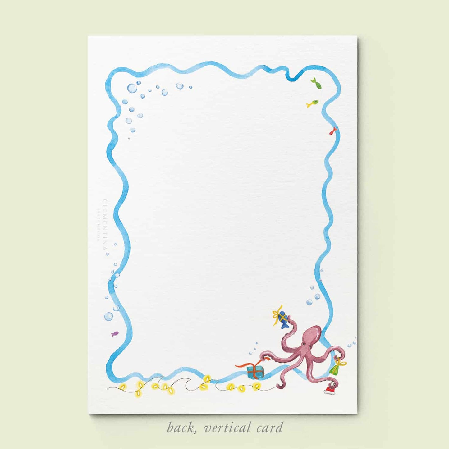 Christmas Under the Sea Family Cards printed - 03