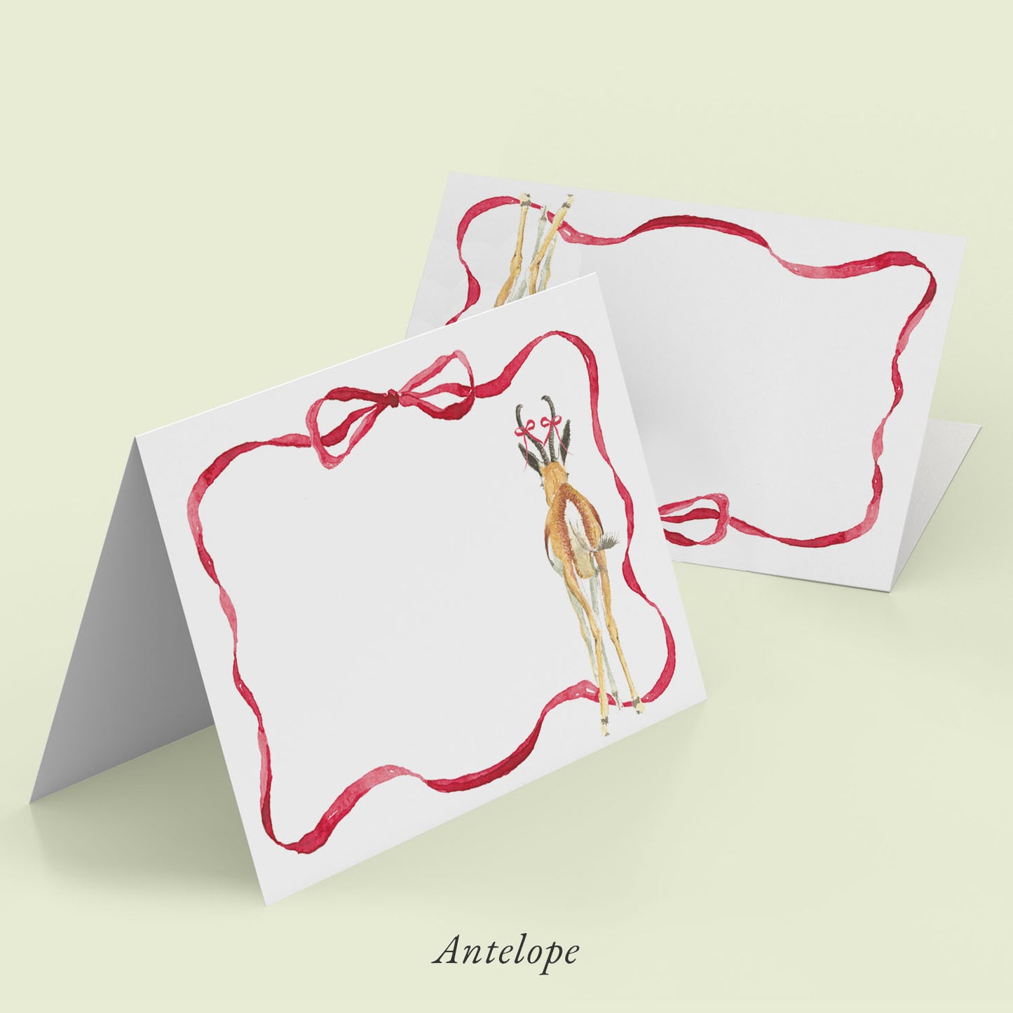 Christmas Safari Place Cards