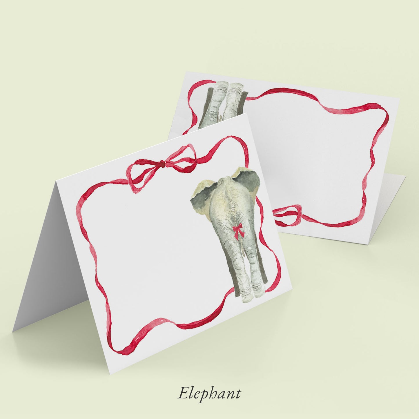 Christmas Safari Place Cards