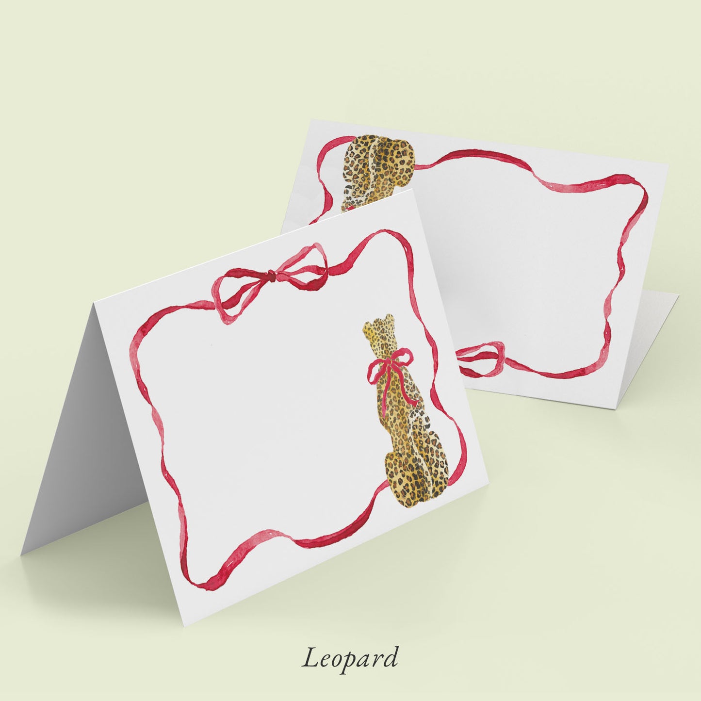 Christmas Safari Place Cards