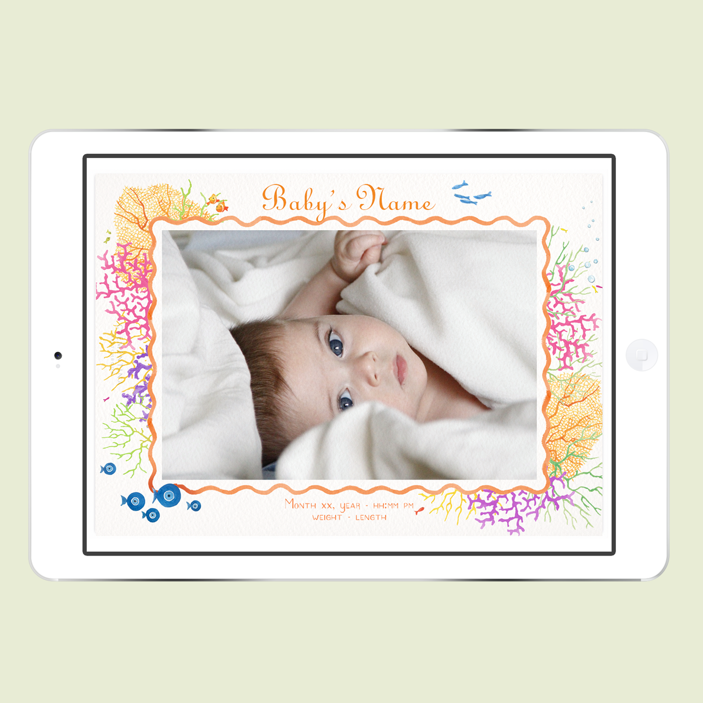 Coral-Reef-Digital-Birth-Announcement---Var-05