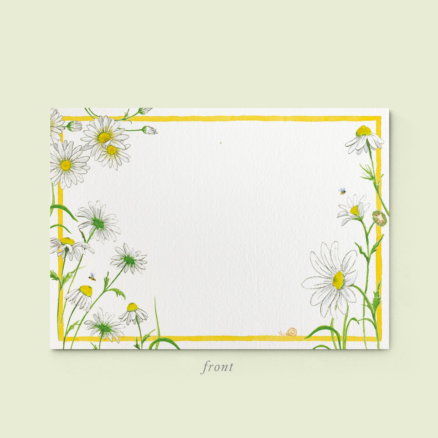 Daisies stationery cards - 03