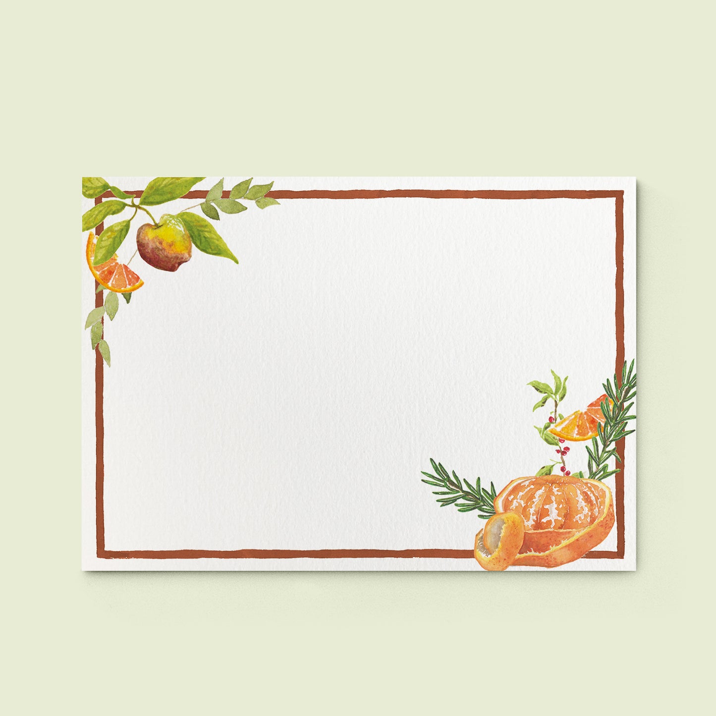 Delicious Autumn Stationery Card - 03