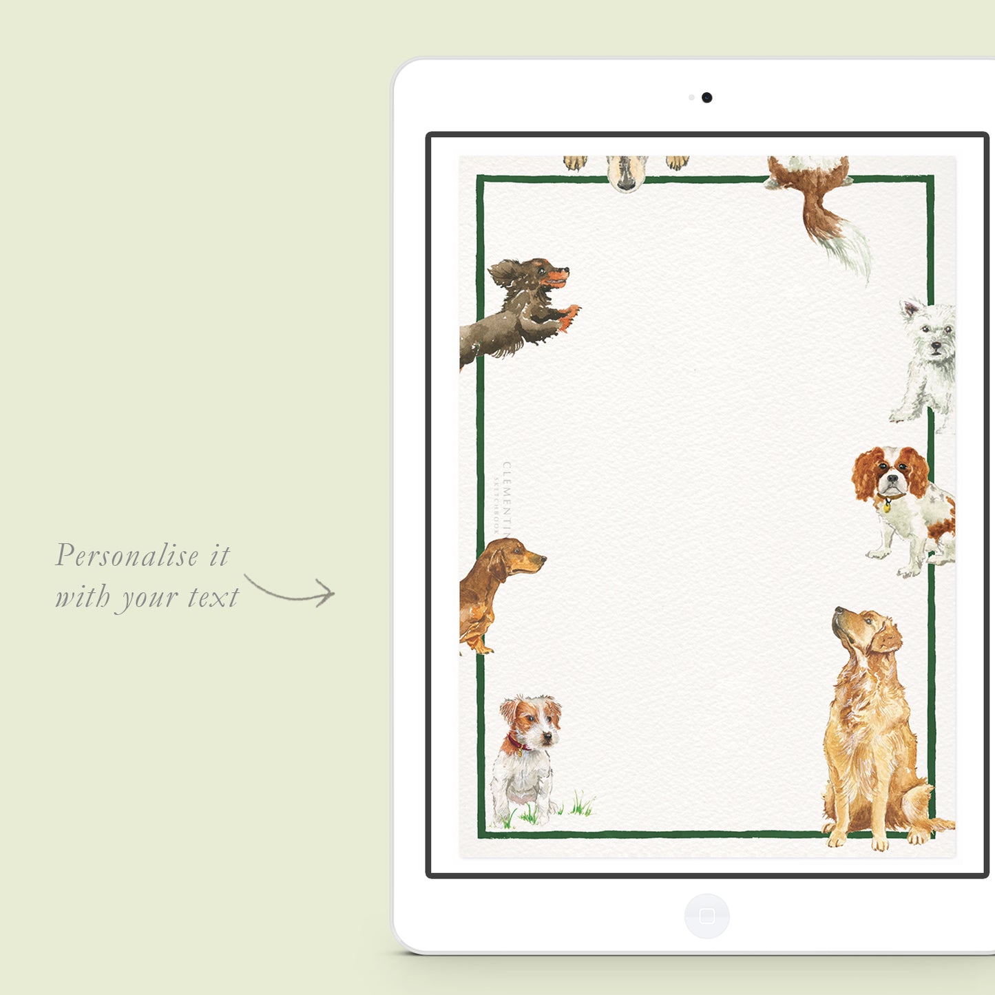 Doggies Invitation Digital - Mockup - 02