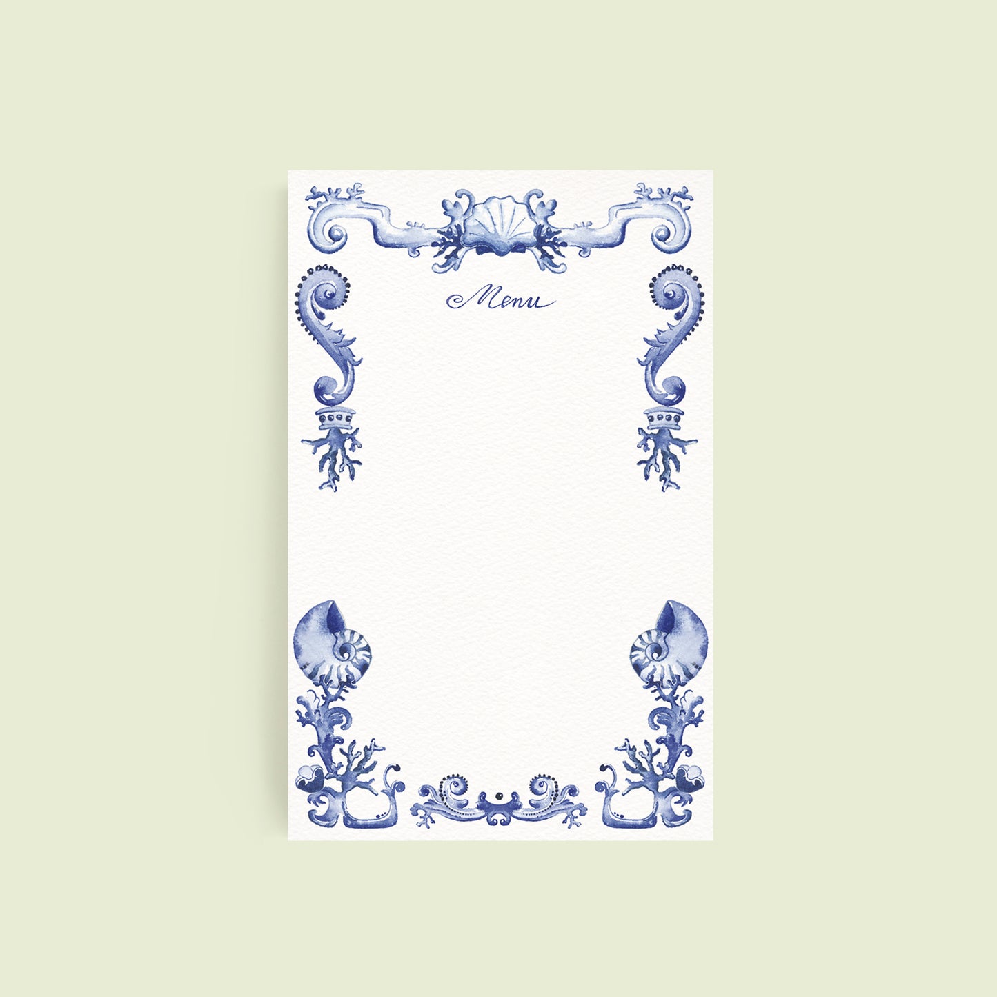 Filipa de Abreau, Menu - 1