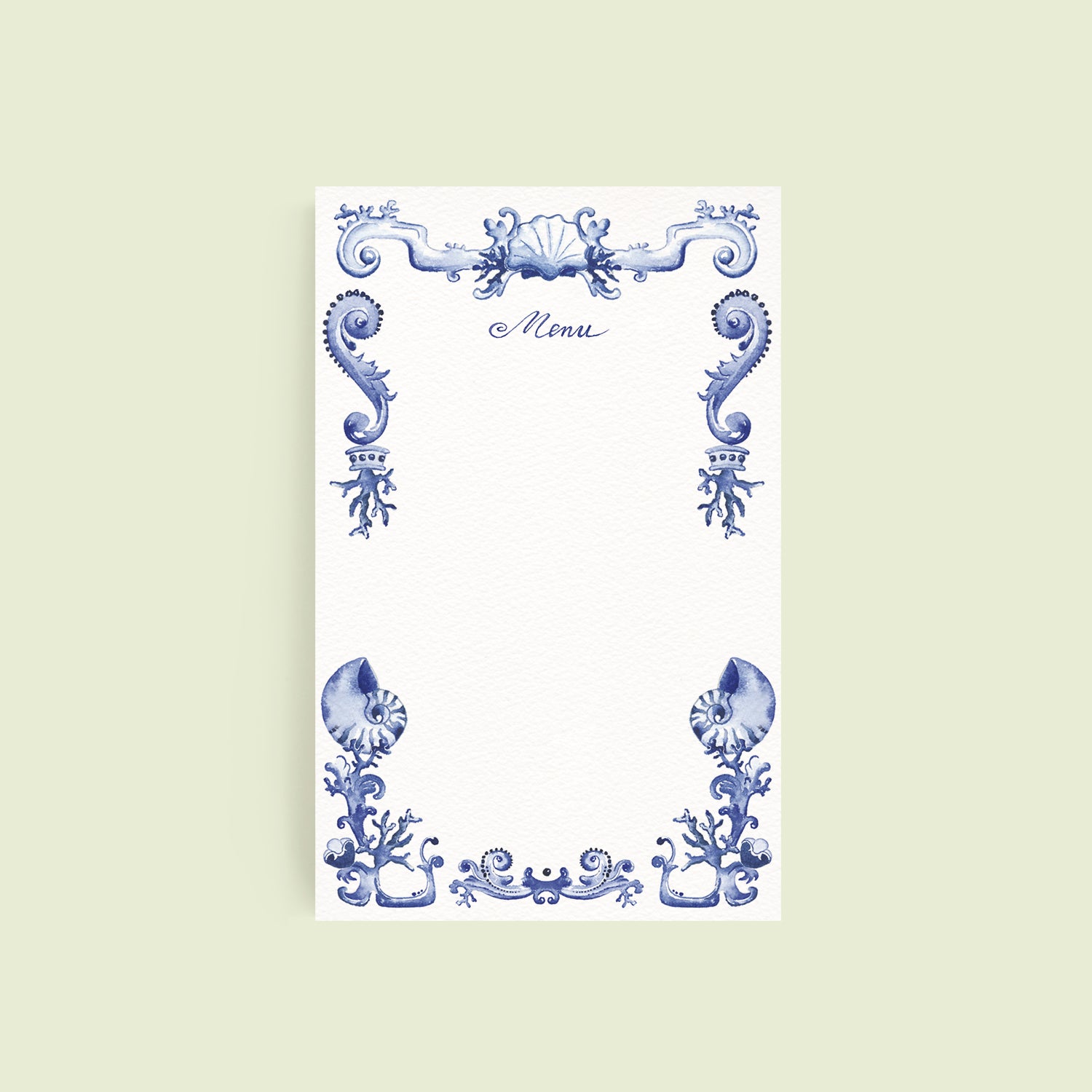 Filipa de Abreau, Menu - 1
