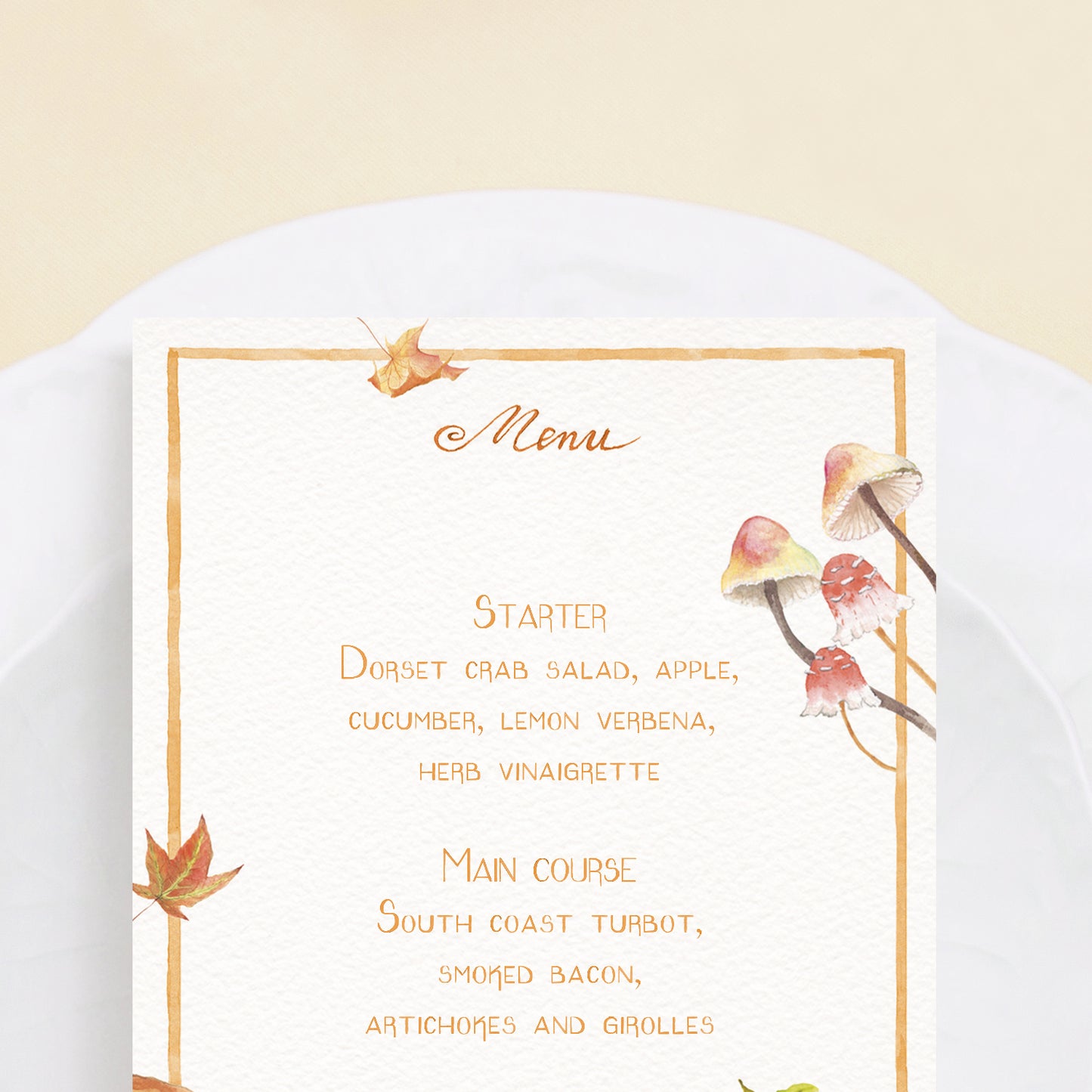 Forest Mushrooms Menu - 2