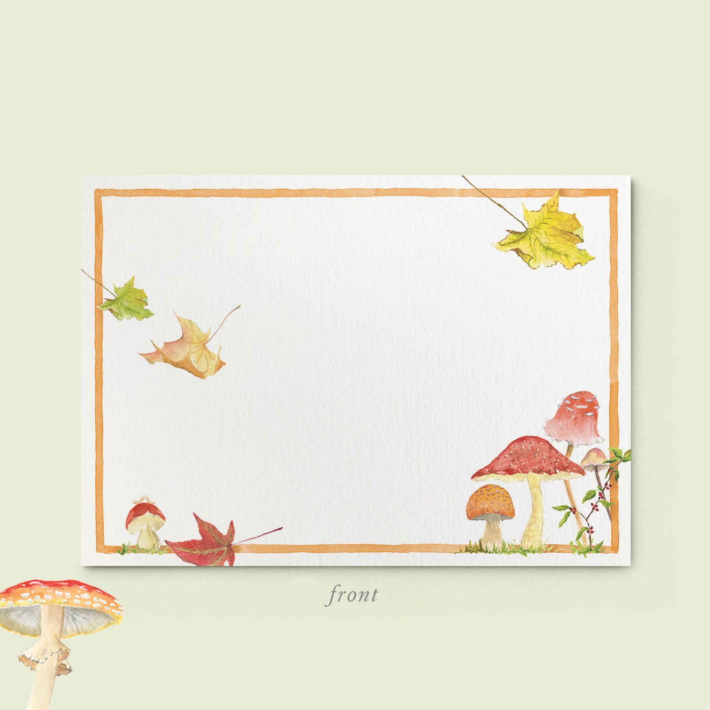 Forest Mushrooms Stationery Cards