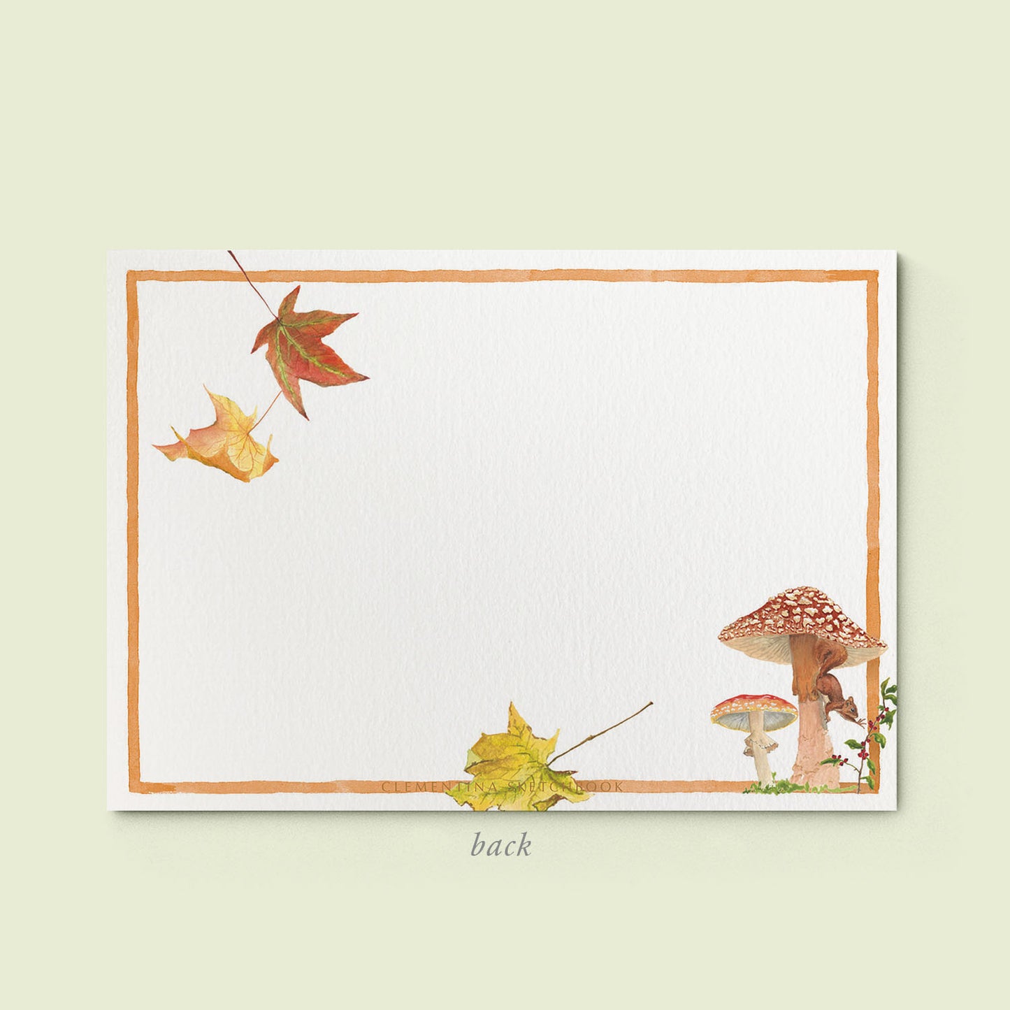 Forest Mushrooms Stationery Cards