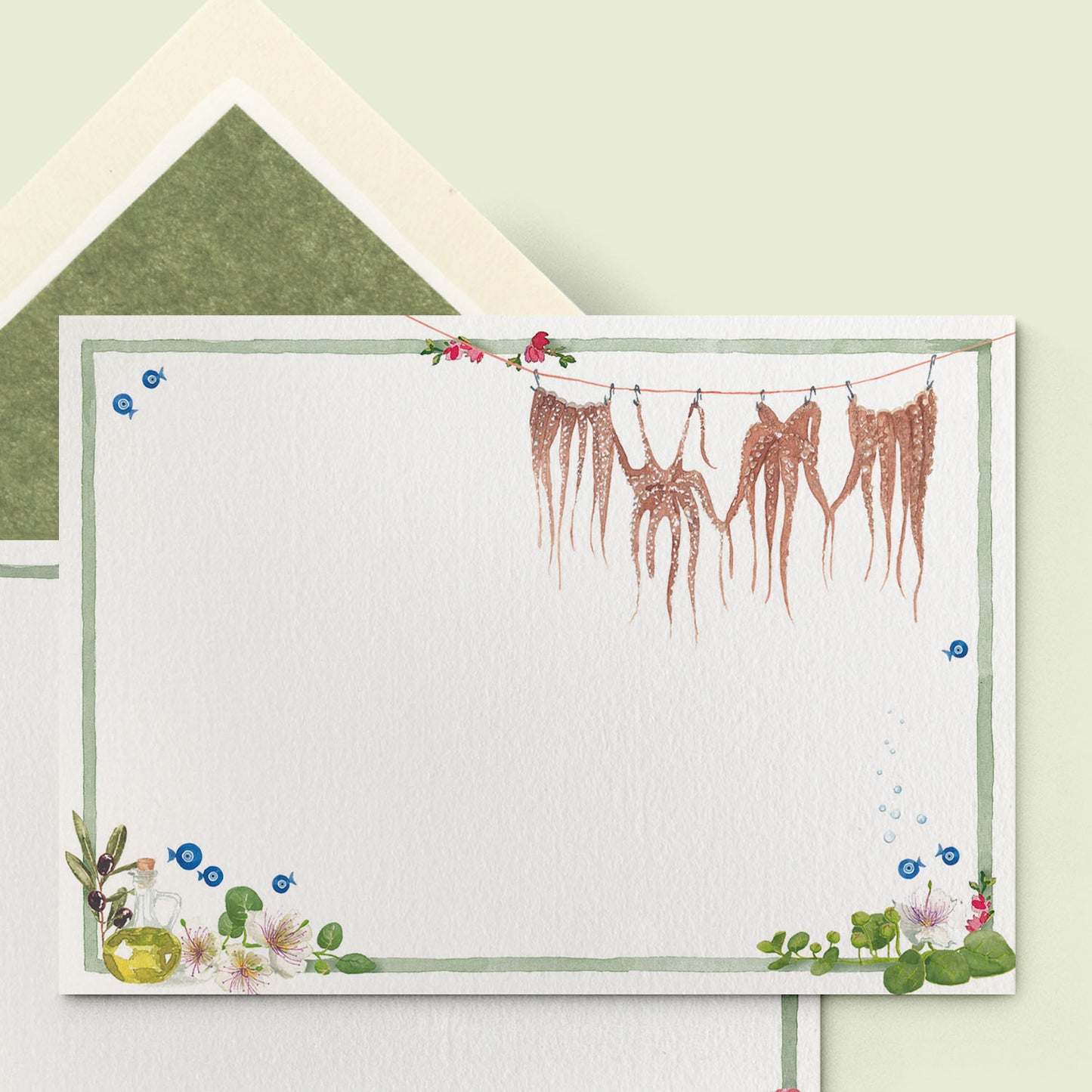 Greek Island Hopping Stationery Cards