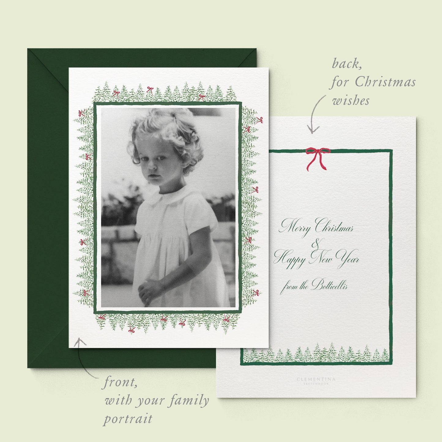 Green Pines Family Cards printed - 01