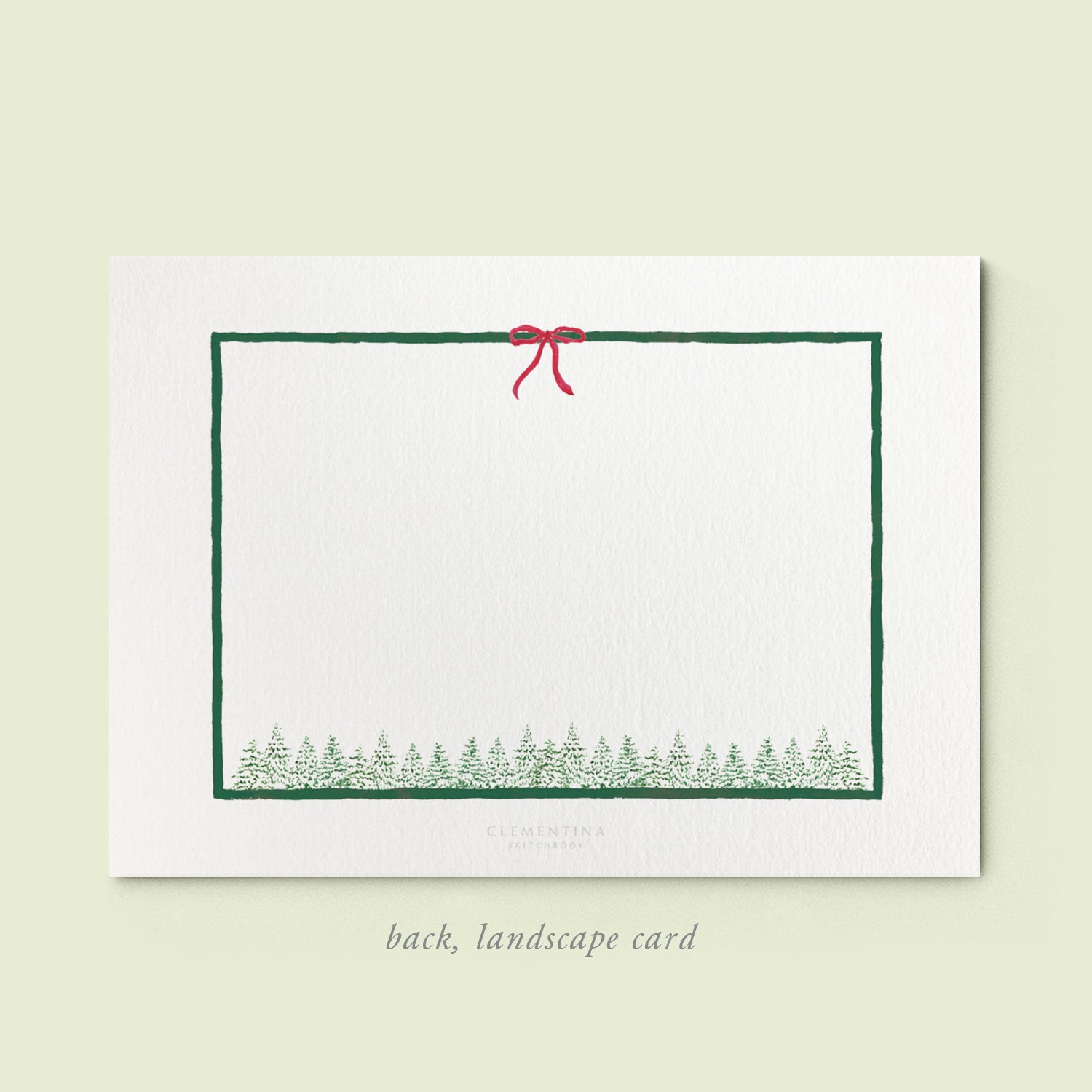 Green Pines Family Cards printed - 06