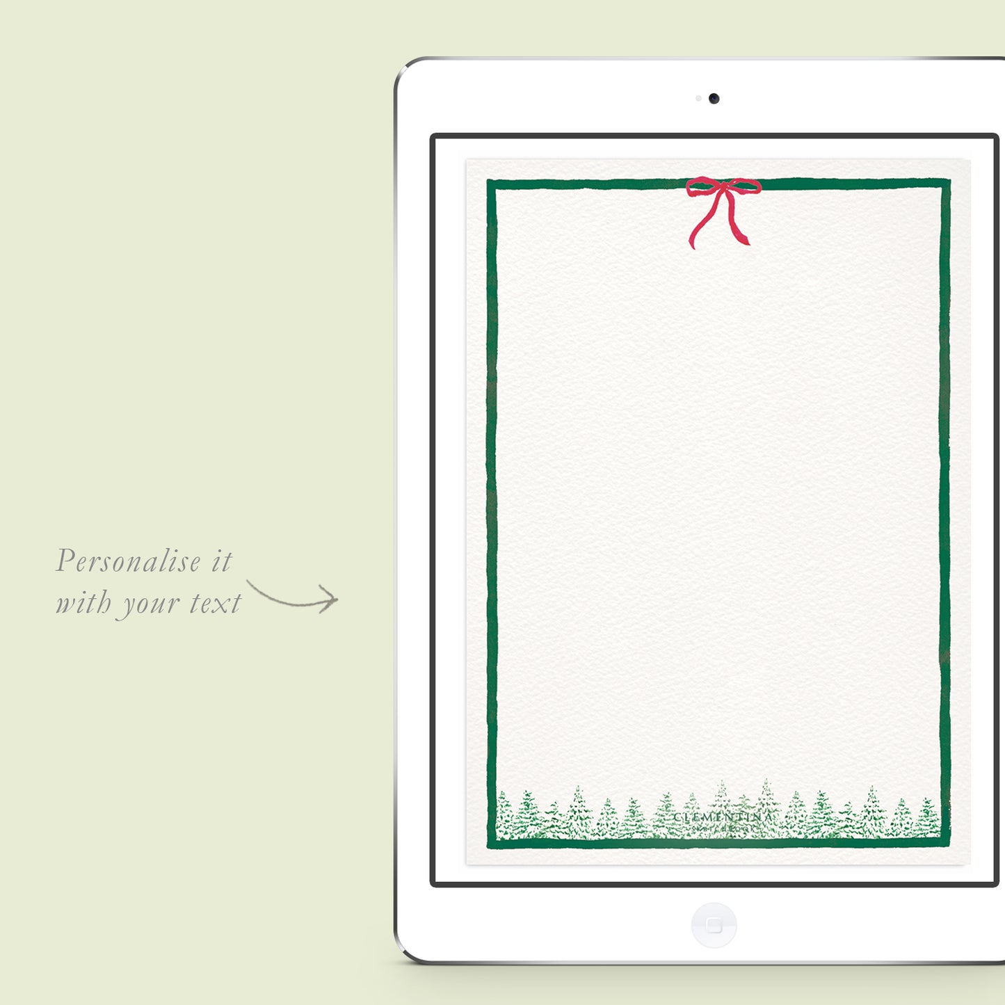 Green Pines Invitation Digital - Mockup - 02