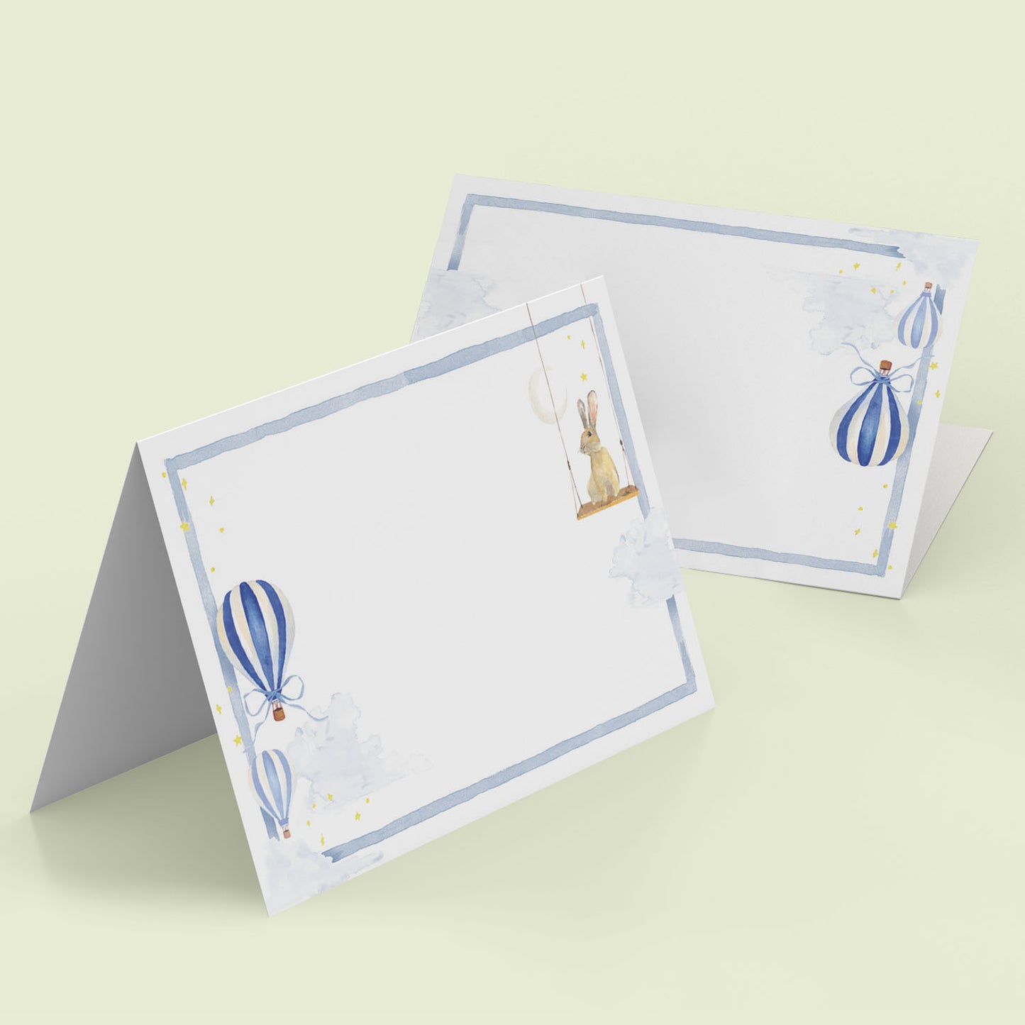 Hot Air Balloons Mini Notecards