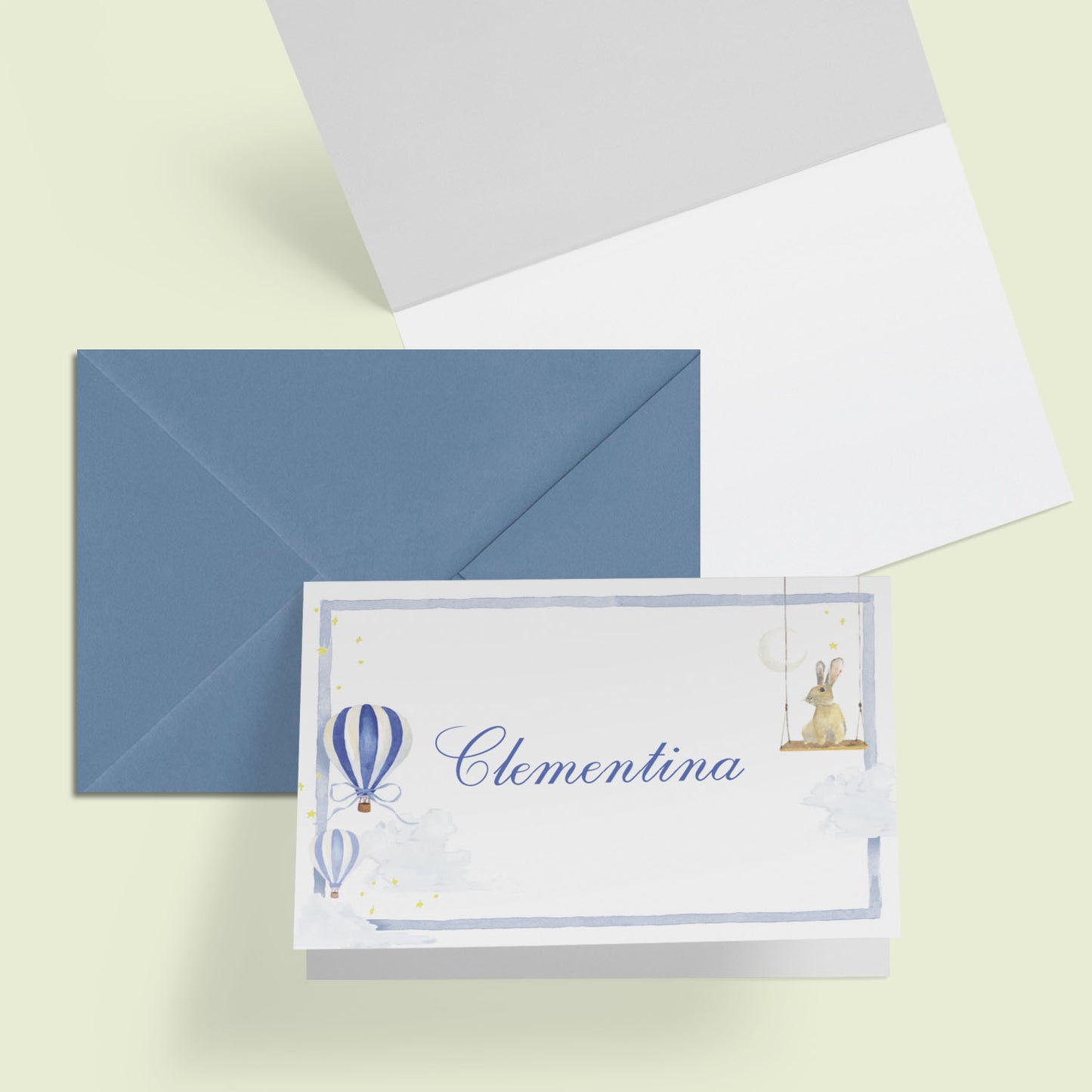 Hot Air Balloons Mini Notecards