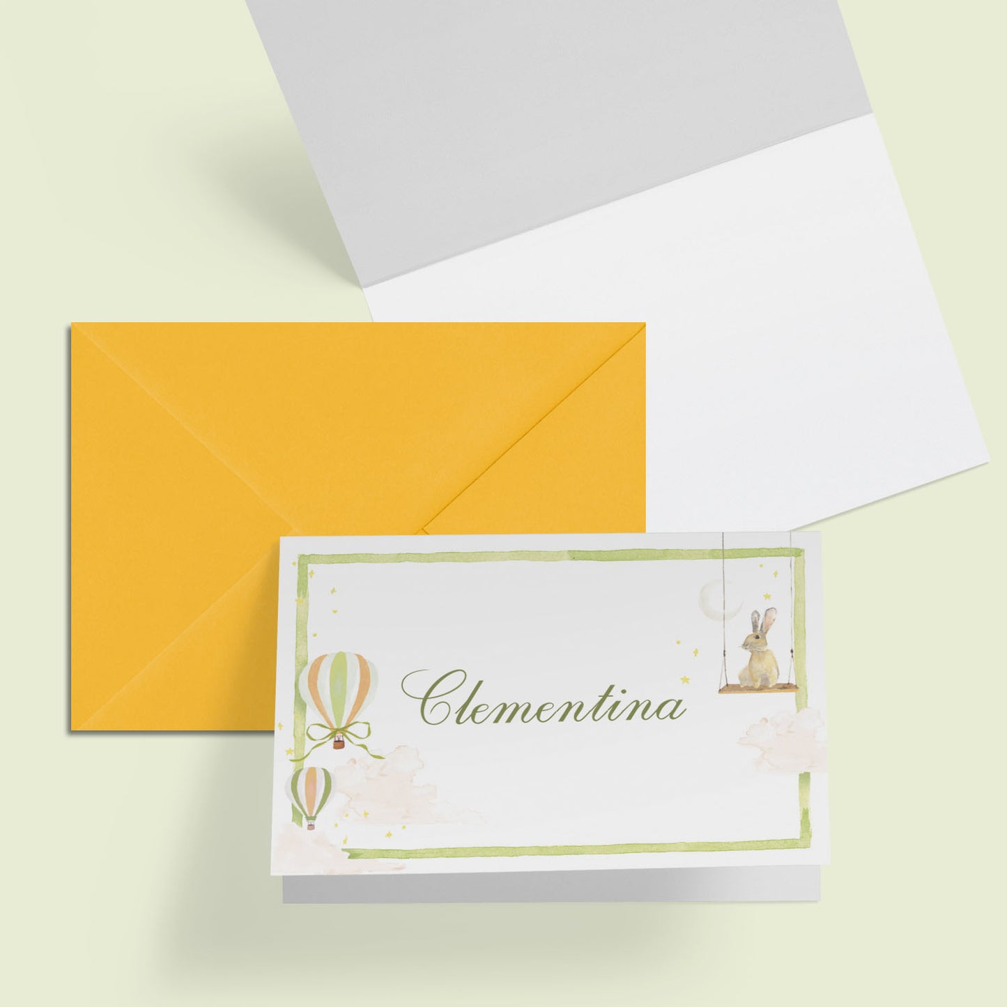 Hot Air Balloons Mini Notecards