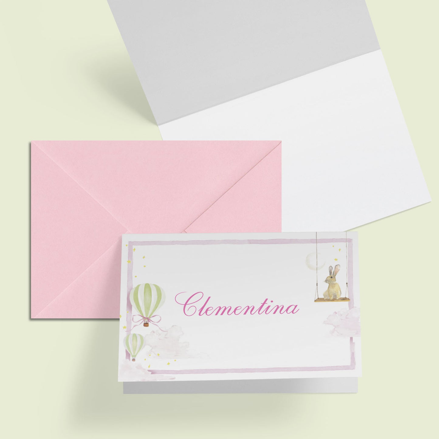 Hot Air Balloons Mini Notecards