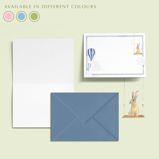 Hot Air Balloons Mini Personal Stationery Cards