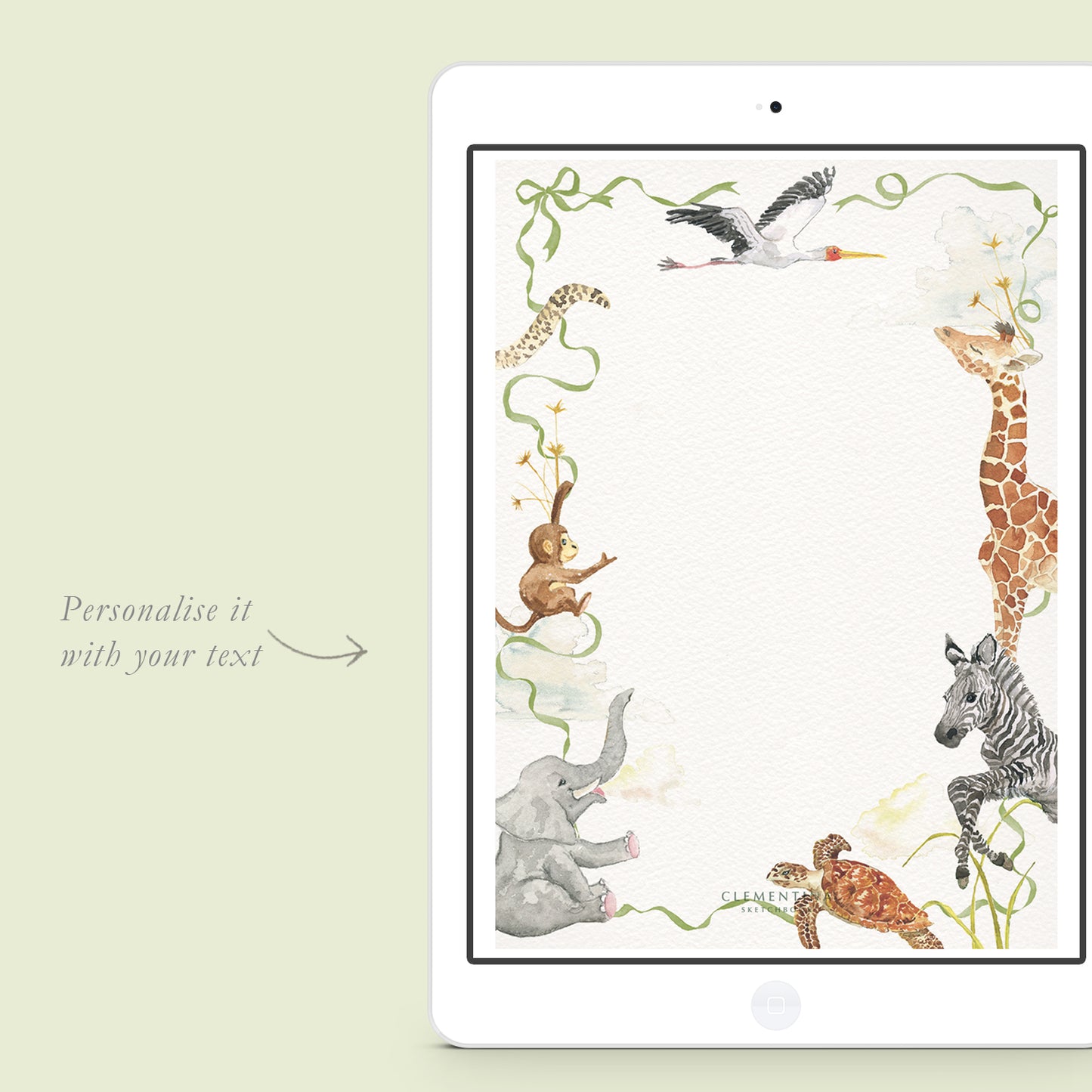Little African World Invitation Digital - Mockup - 02