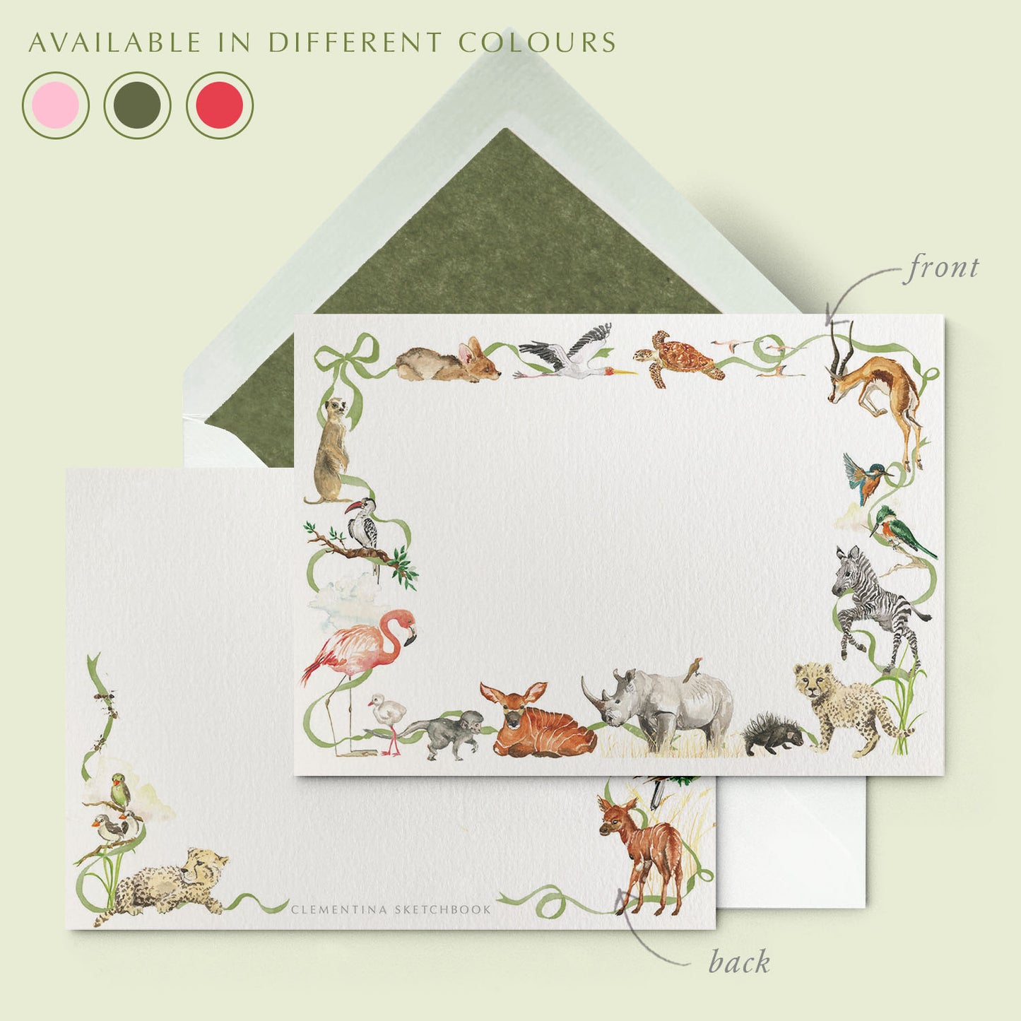 Little African World Stationery Card