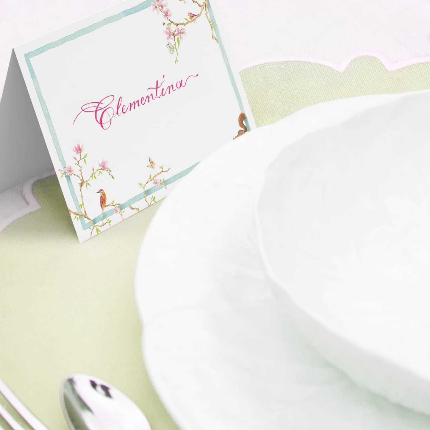 Magnolia place cards - 02