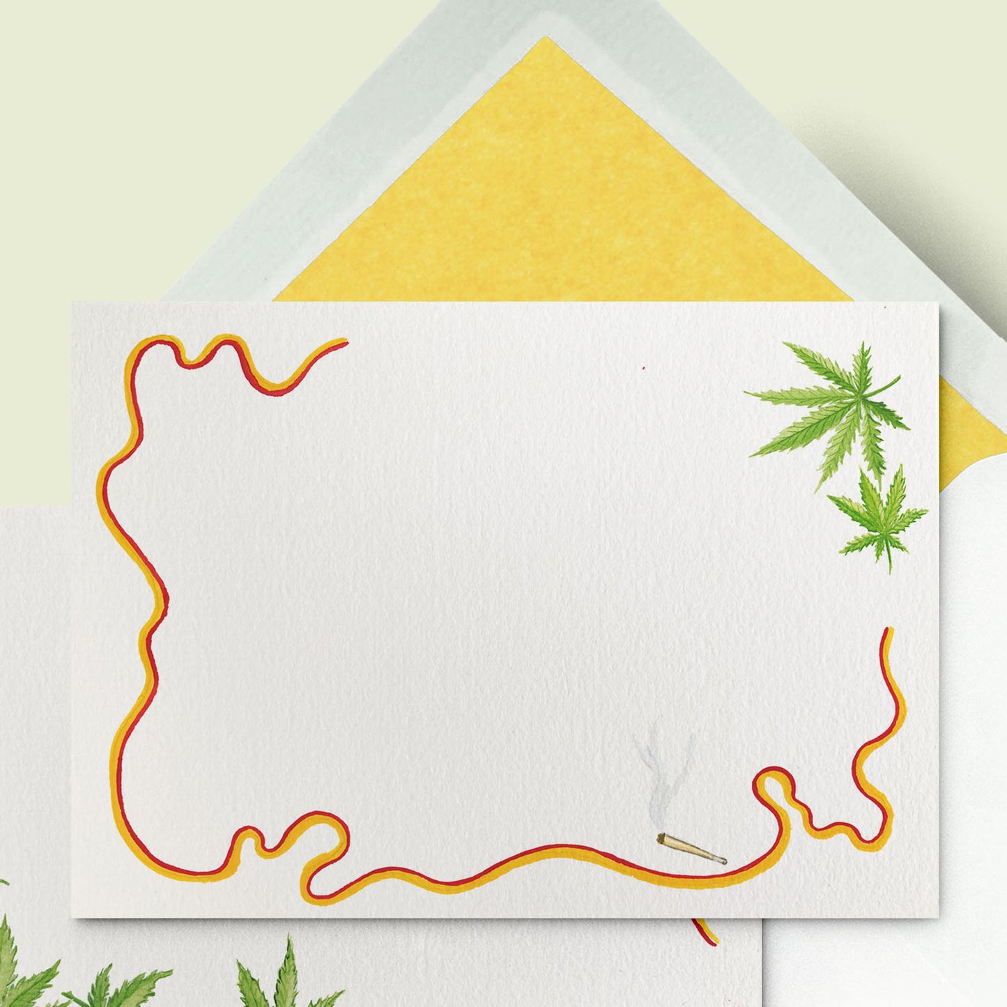 Marijuana Stationery Cards