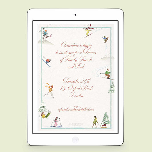 Mountain activities Digital Invitation - Cover01