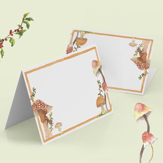 Mushrooms Place Cards - 01