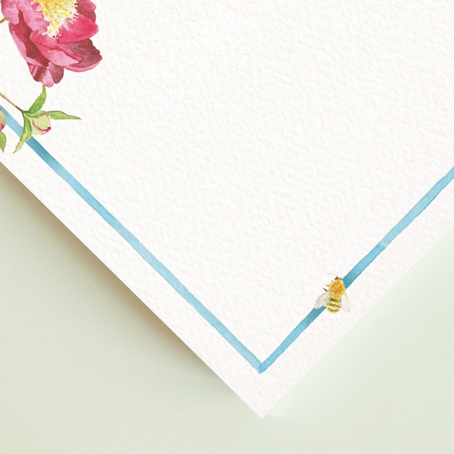 Peonies Menus - 3 - Corner