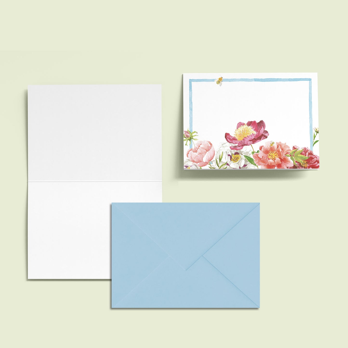 Peonies Mini Notecards