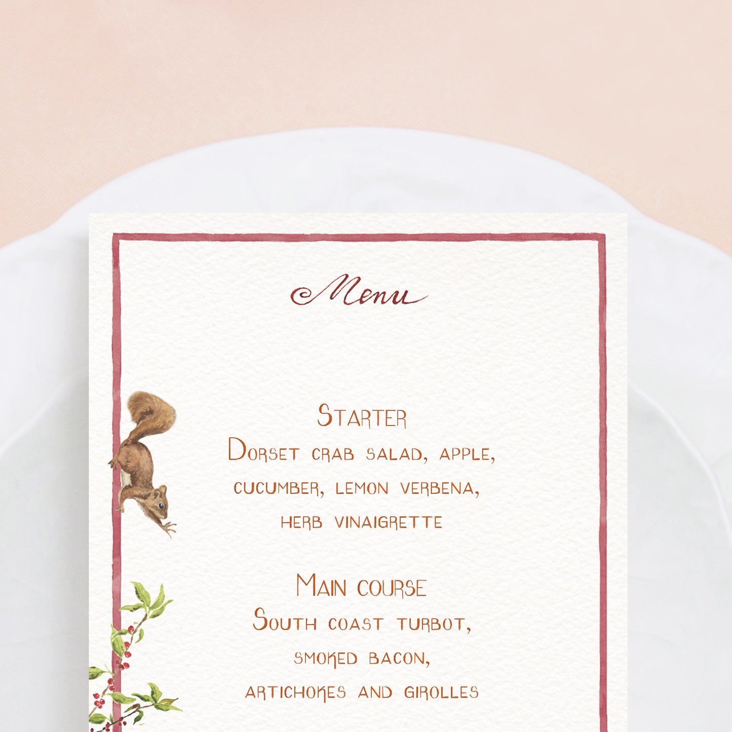 Pomegranate & Squirrels Menu - 02