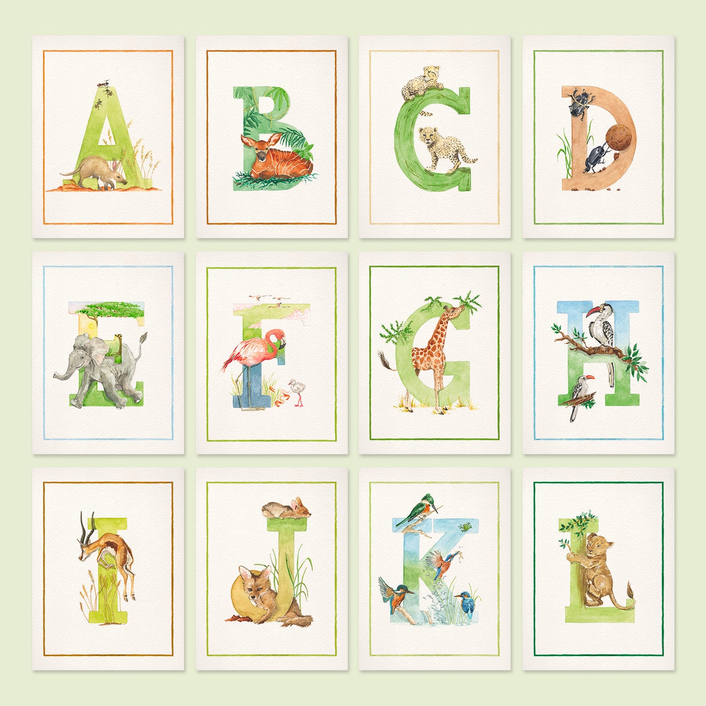 Printed African Initials - 7 copy 2