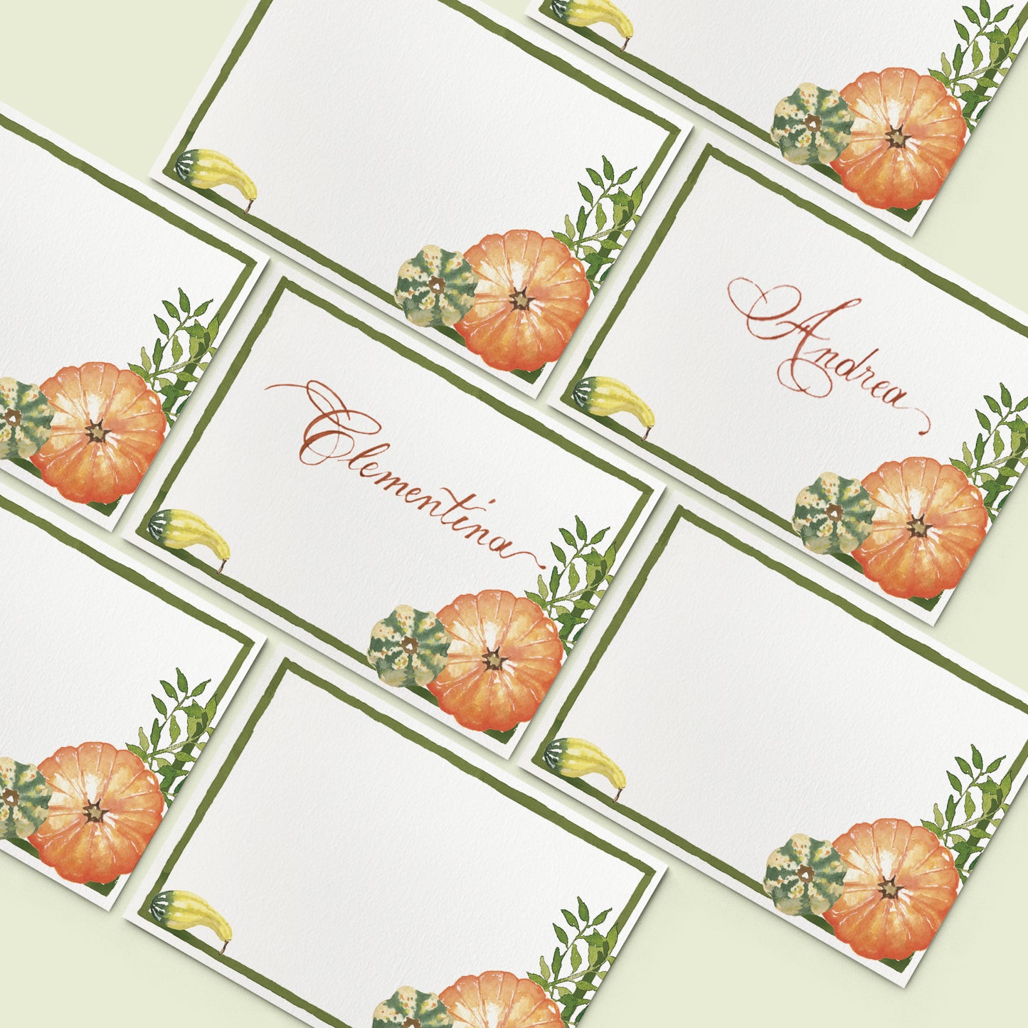 Pumpkins Place cards - 03