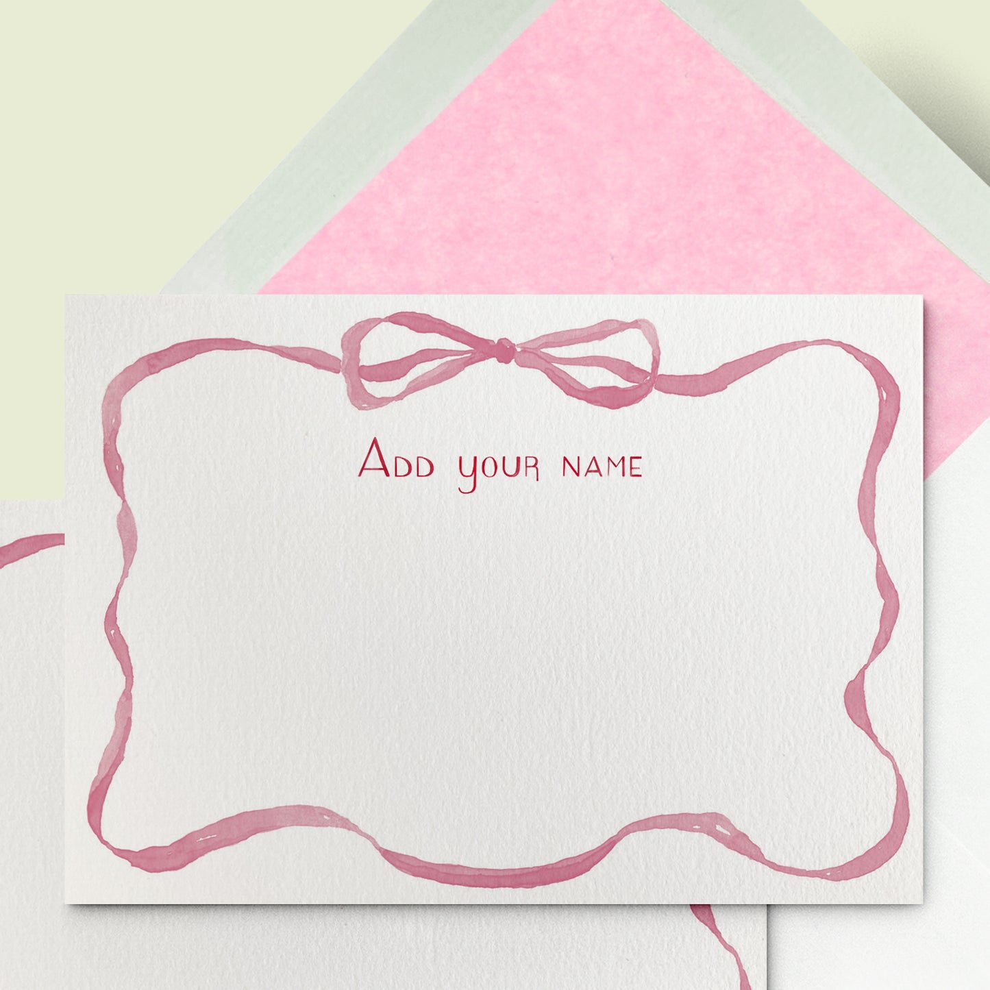 Ribbons - Stationery Cards - 2