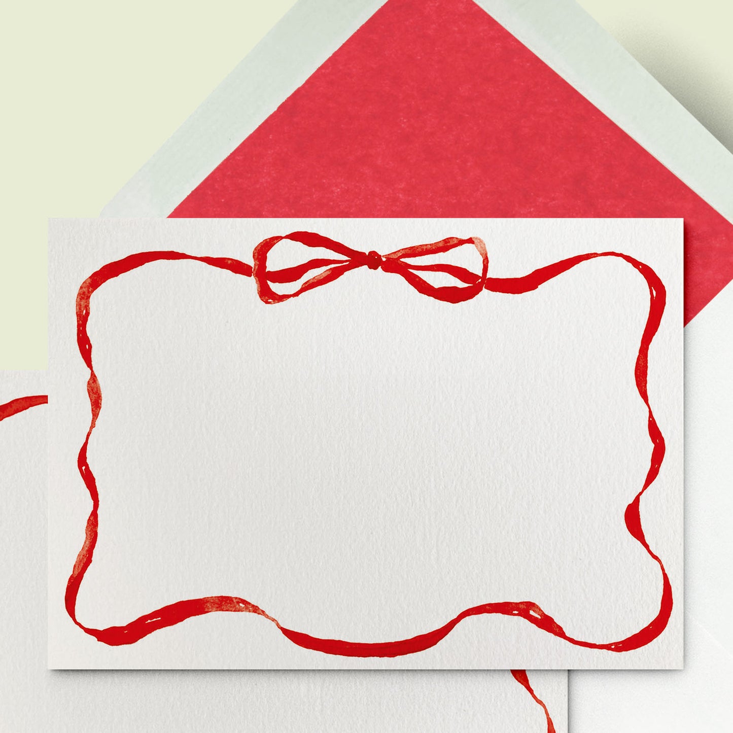 Ribbon Stationery Cards