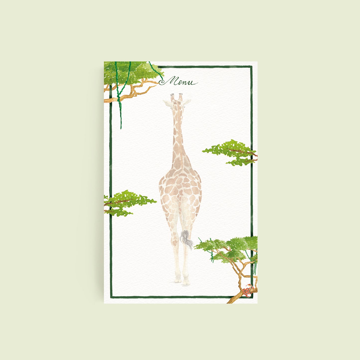 Safari Bums Menus - 1