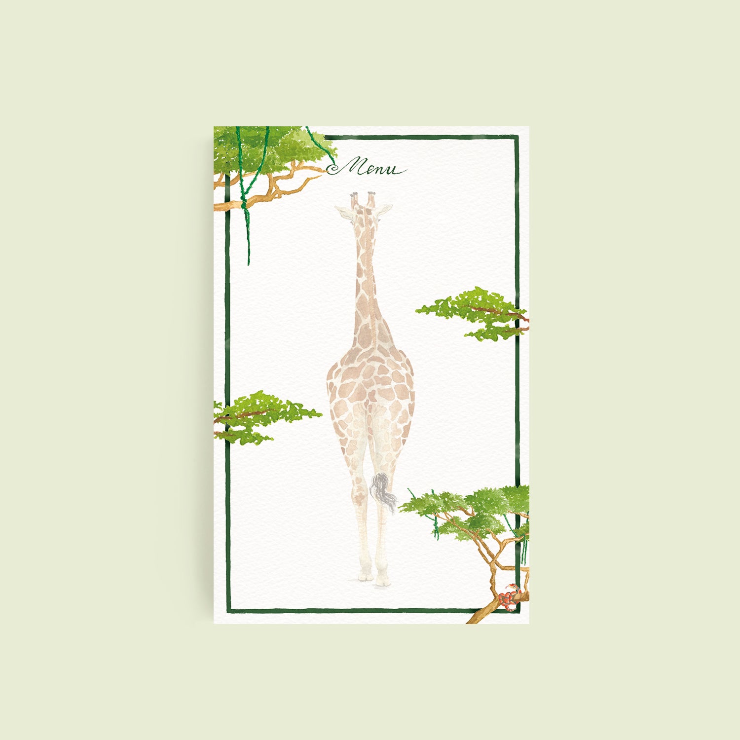 Safari Bums Menus - 1