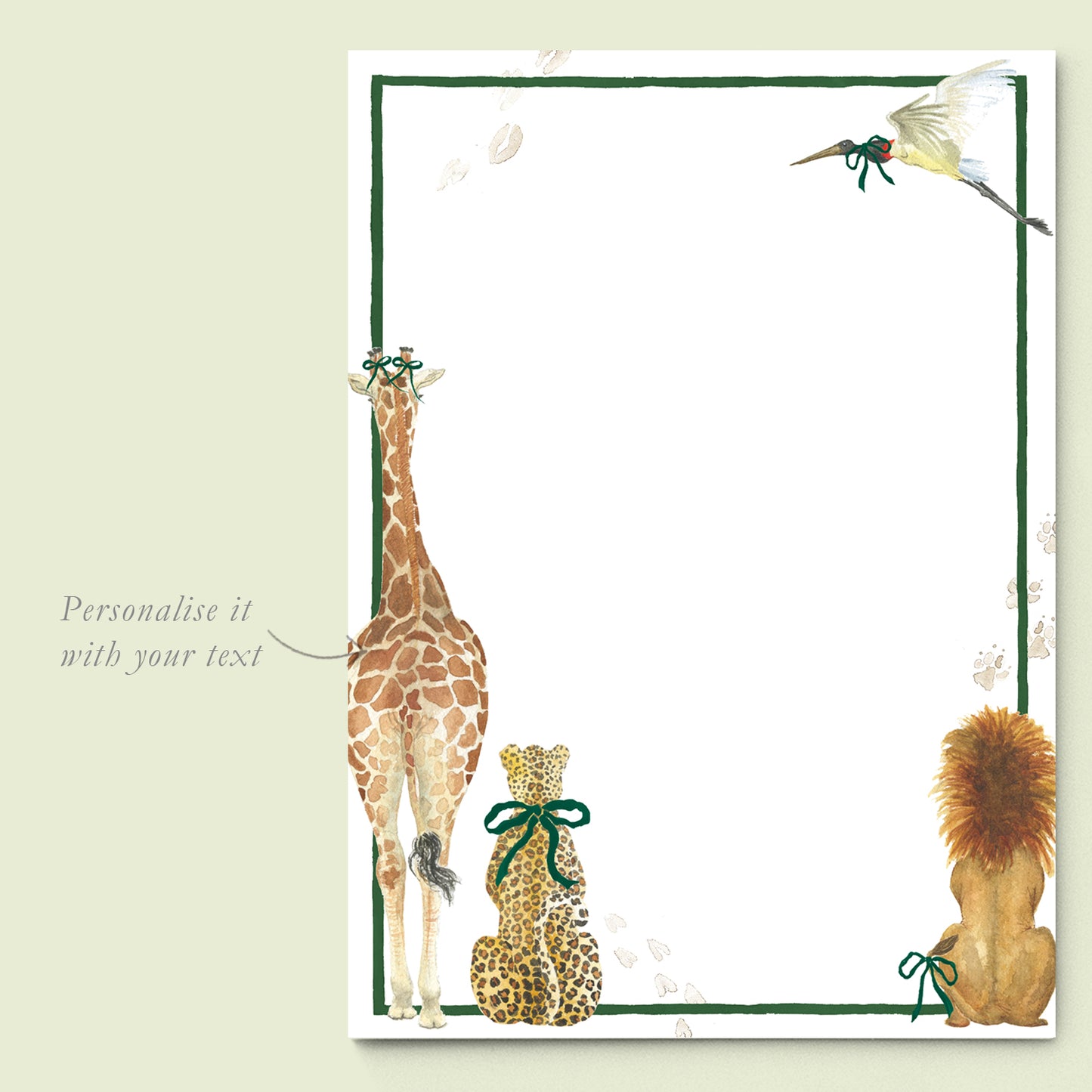 Safari Bums Printed Invitations - 02