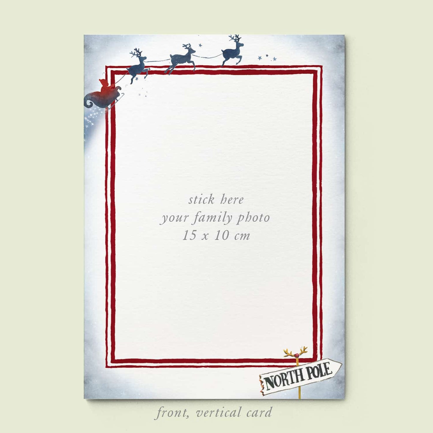 Santa North Pole Family Cards printed - 02