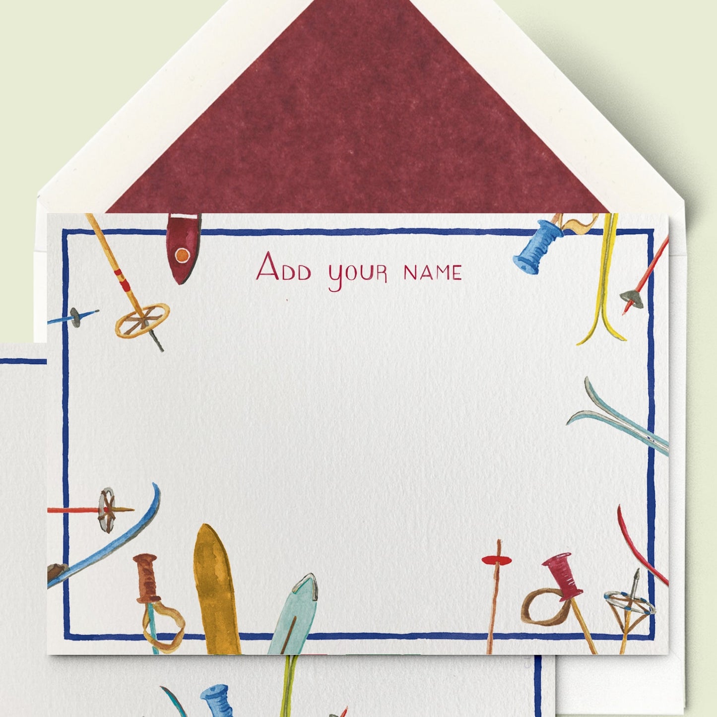 Skies Stationery Card - 02