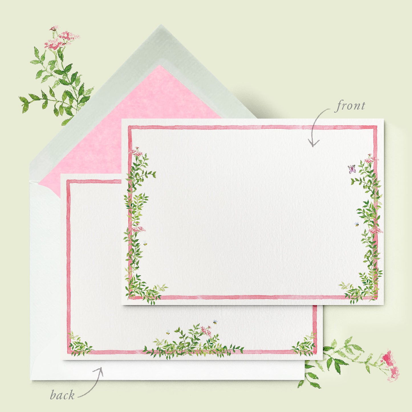 Spring Stationery card